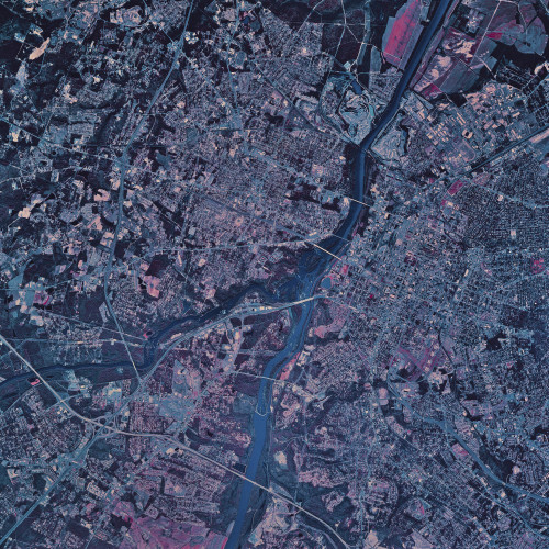 Satellite view of Columbia, South Carolina Poster Print - Item # VARPSTSTK200361S