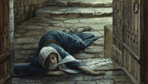 The Levite's Wife Dies at the Door  James J. Tissot  Jewish Museum  New York  USA Poster Print - Item # VARSAL999503