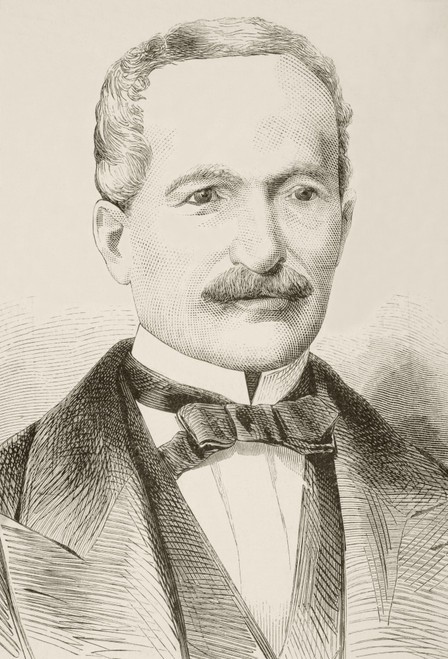 Jos_ Balta Y Montero, 1814 To 1872. President Of Peru From 1868 To 1872. From A 19Th Century Illustration. PosterPrint - Item # VARDPI1872525