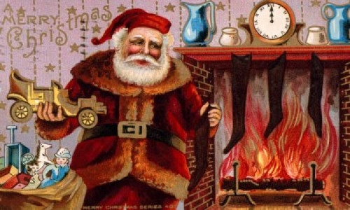 Merry Christmas  Nostalgia cards        Poster Print