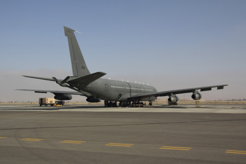 A Boeing 707 Re'em of the Israeli Air Force parked at Nevatim Air Force Base, Israel Poster Print - Item # VARPSTZDN100077M