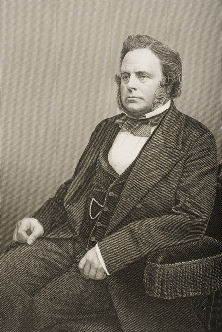 John Bright,1811-1889. British Statesman And Orator.Engraved By D.J.Pound From A Photograph By J.Whitlock. From The Book The Drawing-Room Portrait Gallery Of Eminent Personages Volume 2. Published In London 1859. PosterPrint - Item # VARDPI1860419