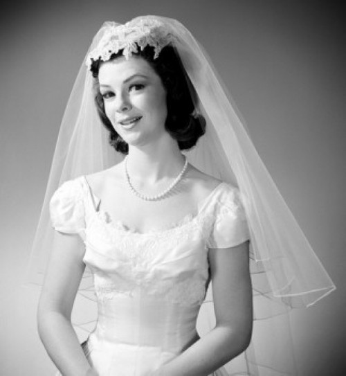 Young bride portrait Poster Print