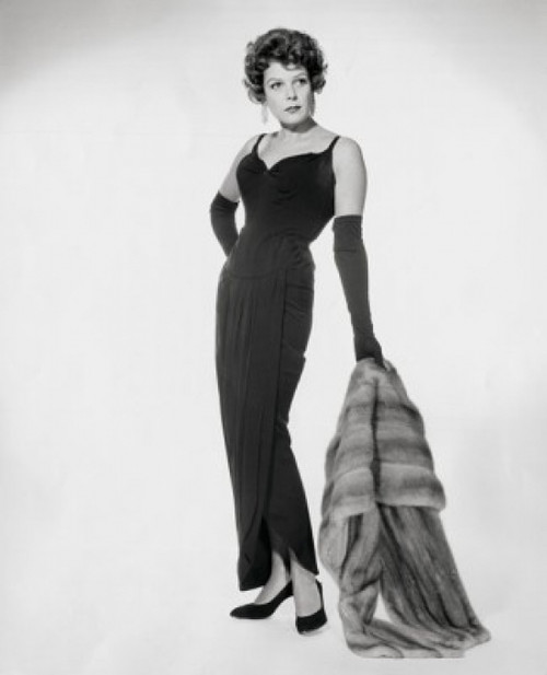 Young woman holding fur shawl Poster Print - Item # VARSAL25527239