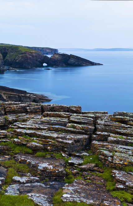 Tranquil water along the coastline of Orkney Islands; Orkney, Scotland PosterPrint - Item # VARDPI12254479