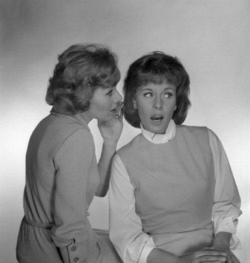 Studio shot of two women gossiping Poster Print - Item # VARSAL255418147