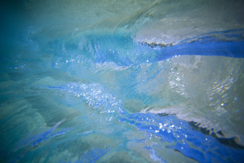 View Of Wave From Underwater, Blue Green And Turquoise B1471 PosterPrint - Item # VARDPI1998956
