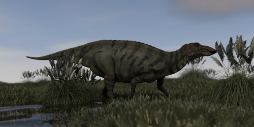 Shuangmiaosaurus in swamp water Poster Print - Item # VARPSTKVA600815P