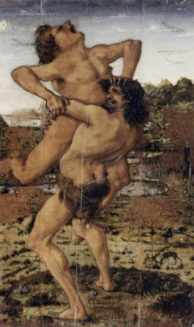 Hercules & Antaeus  Piero del Pollaiolo  Galleria degli Uffizi  Florence  Italy Poster Print - Item # VARSAL2636445