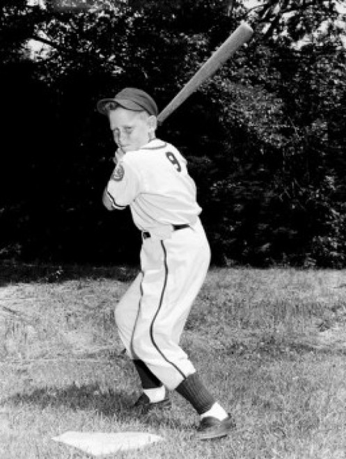 Boy playing baseball Poster Print - Item # VARSAL255416439