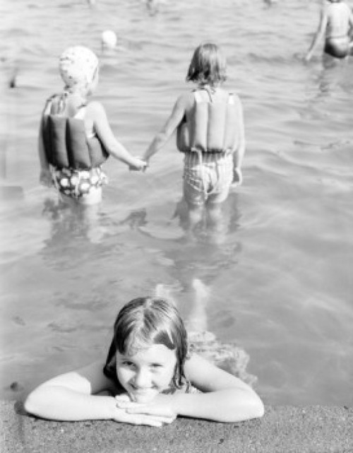 Children in swimming pool Poster Print - Item # VARSAL255424470