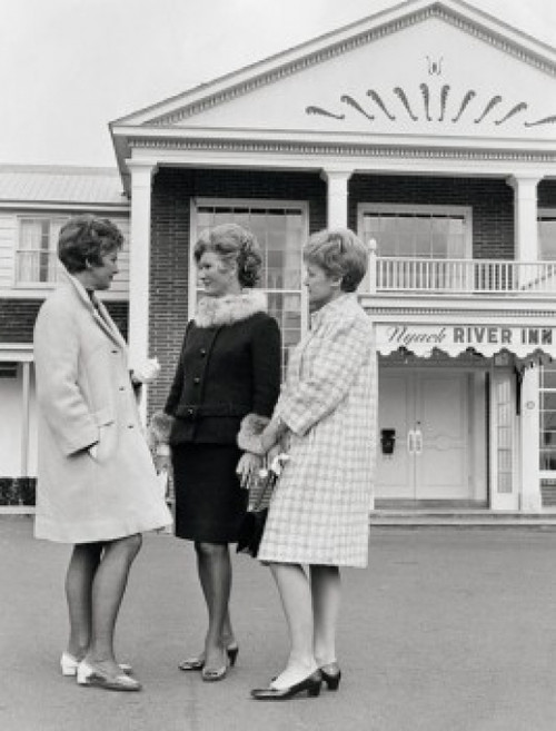 Three young women talking to each other Poster Print - Item # VARSAL2553495