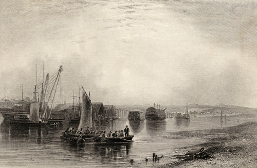 Chatham, Kent, England. Drawn By H. Warren Engraved By E. Finden PosterPrint - Item # VARDPI1857509