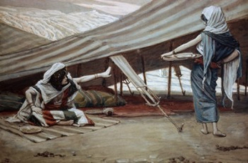 Sarah Sends Hagar Away  James Tissot   Jewish Museum  New York Poster Print - Item # VARSAL99928