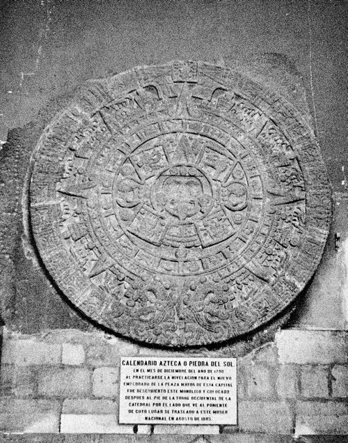  Mexico Aztec SacrificeNAztecs Offering Human Sacrifices To The  Sun-God Aztecs Performing Ritual Sacrifice On A Stone Inscribed With The  Aztec Account Of Their History Drawing Late 19Th Century Poster: Posters 