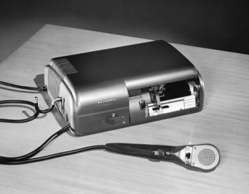 Close-up of a Dictaphone Poster Print - Item # VARSAL25548604