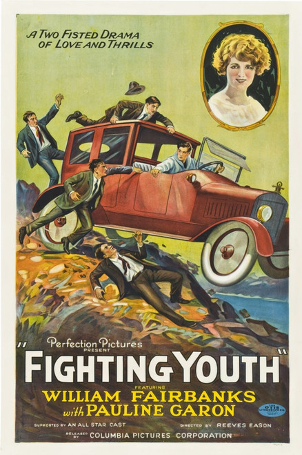 Fighting Youth Style 'A' Poster Top Right: Pauline Garon 1925. Movie Poster Masterprint - Item # VAREVCMMDFIYOEC001H