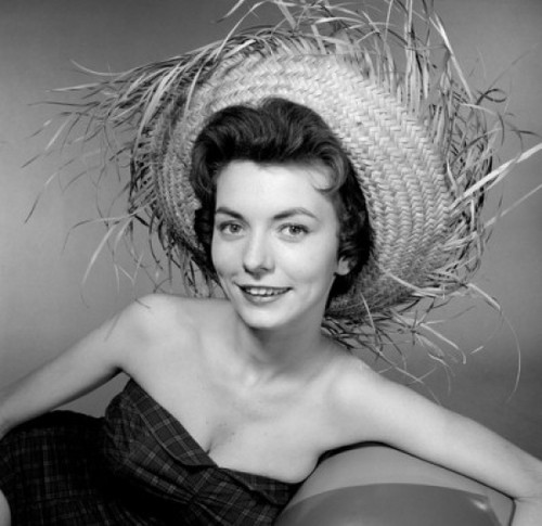 Portrait of woman wearing straw hat Poster Print - Item # VARSAL255416801