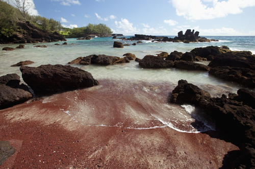 Hawaii, Maui, Hana, A sunny view of Koki Beach on a calm day. PosterPrint - Item # VARDPI2116584