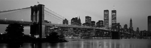 Brooklyn Bridge  Manhattan  NYC Poster Print by Panoramic Images (38 x 12) - Item # PPI88274