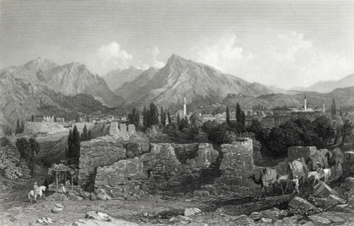 Philadelphia,Turkey, Drawn By Thomas Allom Engraved By J.Cousen, From The Collection Of G. Virtue Esq. C.1863 PosterPrint - Item # VARDPI1859904