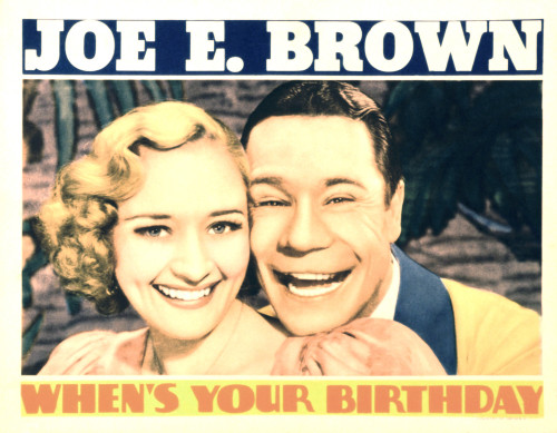 When'S Your Birthday? Marian Marsh Joe E Brown 1937 Movie Poster Masterprint - Item # VAREVCMSDWHYOEC053H