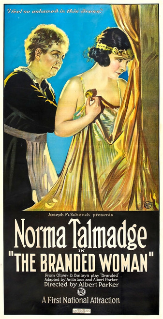 The Branded Woman Right: Norma Talmadge 1920. Movie Poster Masterprint - Item # VAREVCMMDBRWOEC001H