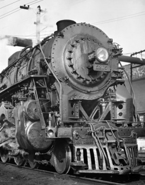 Steam train on a railroad track Poster Print - Item # VARSAL25541208