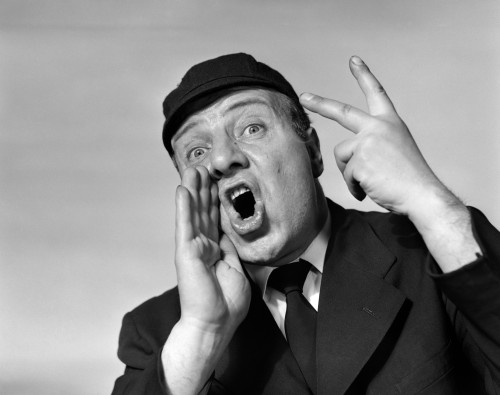 1950s Baseball Umpire Calling A Ball Or A Strike Or An Out Looking At Camera Print By Vintage Collection - Item # PPI177003LARGE