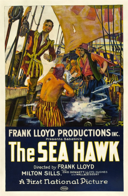 The Sea Hawk Poster Art 1924. Movie Poster Masterprint - Item # VAREVCMMDSEHAEC003H