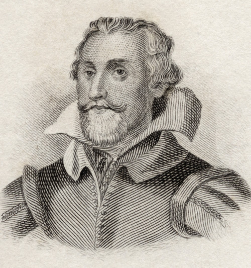 Samuel Daniel, 1562 To 1619. English Poet And Historian. From Crabbes Historical Dictionary Published 1825. PosterPrint - Item # VARDPI1905745
