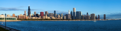 John G Shedd Aquarium and skylines at the waterfront, Chicago, Cook County, Illinois, USA Poster Print - Item # VARPPI169048