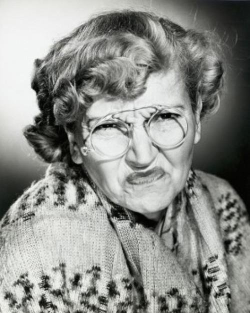 Portrait of a senior woman making a face Poster Print - Item # VARSAL25511662