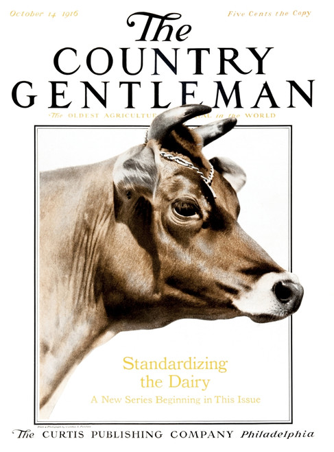 Cover of Country Gentleman agricultural magazine from the early 20th century. . PosterPrint - Item # VARDPI12272322