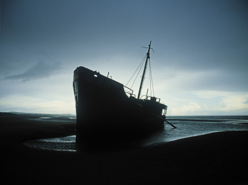 Shipwreck At Baltray Beach, Co Louth, Ireland PosterPrint - Item # VARDPI1796909