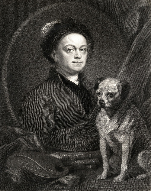 William Hogarth 1697-1764. English Artist. From The Book _Gallery Of Portraits? Published London 1833. PosterPrint - Item # VARDPI1858893