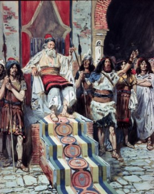 David Sees the Messenger Arrive  James Tissot  Jewish Museum  New York  USA Poster Print - Item # VARSAL999273