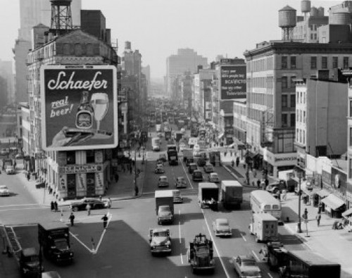 USA  New York State  New York City  traffic on Canal Street Poster Print - Item # VARSAL255420065