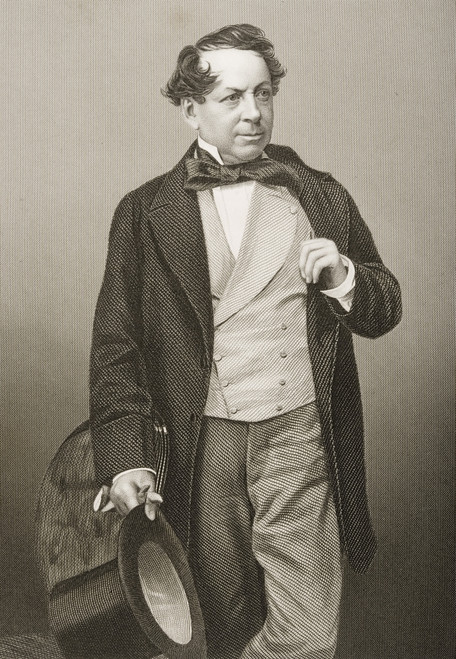 John Baldwin Buckstone,1802-1879.English Comedian And Writer.Engraved By D.J.Pound From A Photograph By Mayall. From The Book The Drawing-Room Of Eminent Personages Volume 1. Published In London 1860 PosterPrint - Item # VARDPI1860475