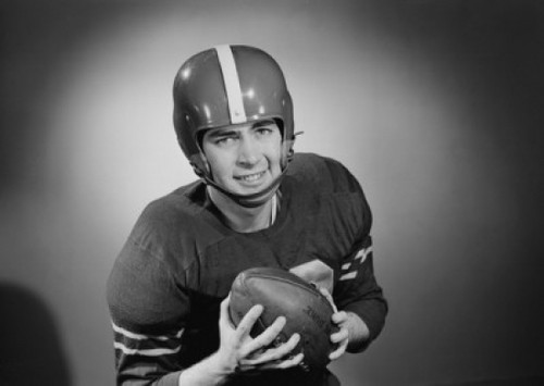 Portrait of young football player Poster Print - Item # VARSAL255418992