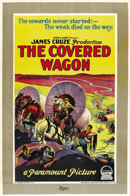 The Covered Wagon Style 'C' Poster 1923. Movie Poster Masterprint - Item # VAREVCMCDCOWAEC026H