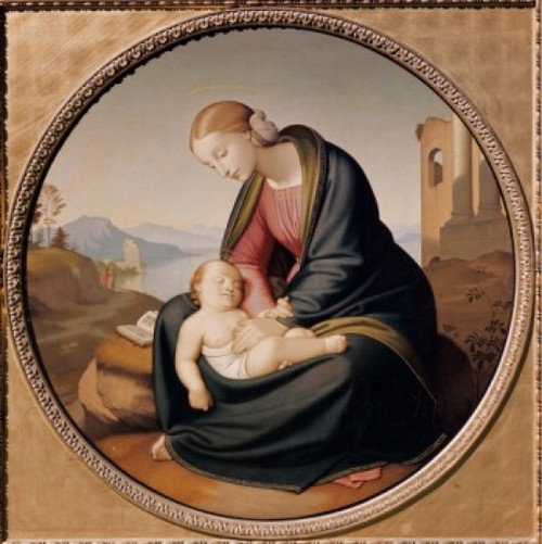 Madonna & Child   Johann Friedrich Overbeck  Poster Print - Item # VARSAL9003317