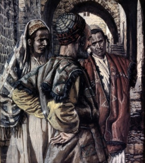 Simon of Cyrene & His Two Sons  James Tissot Poster Print - Item # VARSAL9999282