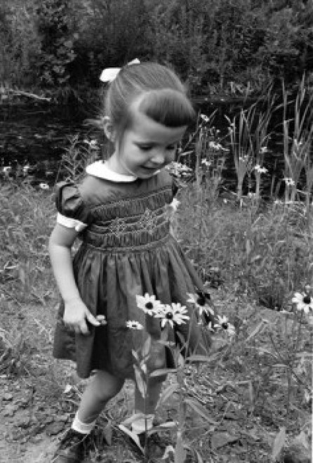 Girl picking up daises Poster Print - Item # VARSAL255423000