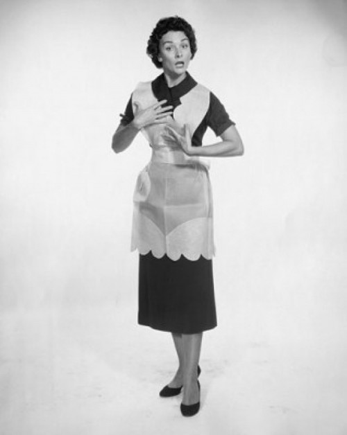 Studio shot of young woman with facial expression Poster Print - Item # VARSAL25542058