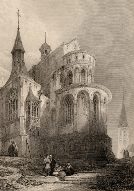 Church Of St. Maria, Cologne, Germany. Engraved By J. Redaway From A 19Th Century Print By D. Roberts. PosterPrint - Item # VARDPI1857545