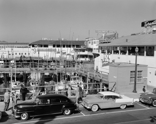 1950s-1960s Fisherman'S Wharf San Francisco Ca Usa Poster Print By Vintage Collection (22 X 28) - Item # PPI178666LARGE