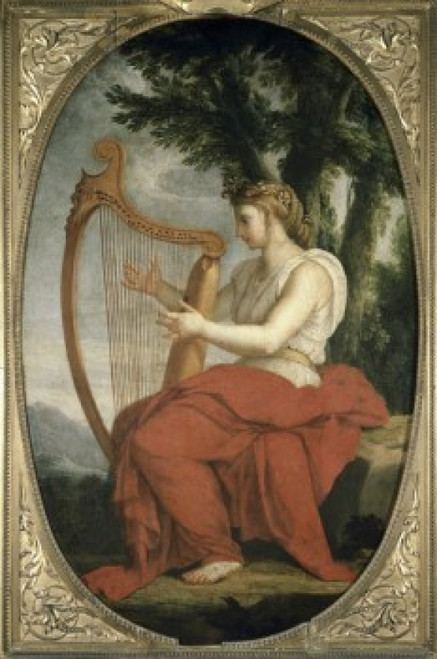 Calliope  1645-1650   Eustache Le Sueur   Oil on canvas  Musee du Louvre  Paris  France Poster Print - Item # VARSAL11582022