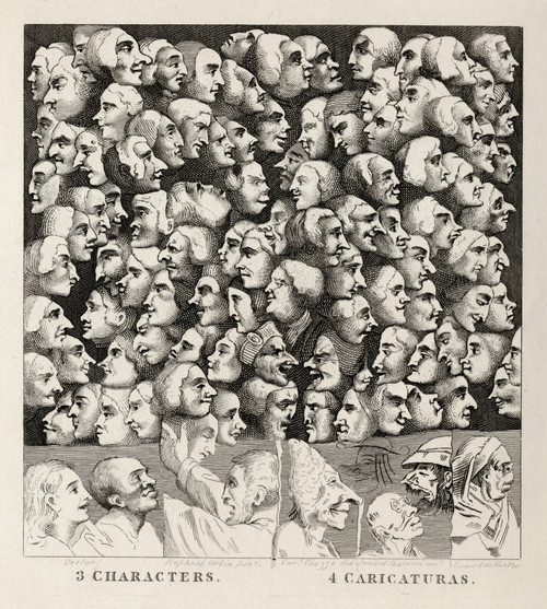Characters And Caricaturas From The Works Of Hogarth Published London 1833 PosterPrint - Item # VARDPI1862165