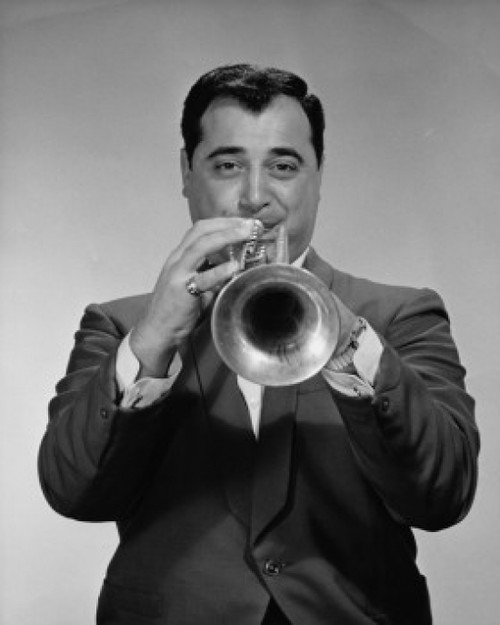 Portrait of a mid adult man playing the trumpet Poster Print - Item # VARSAL25517280